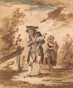 Maalaismaisia siipikarjaa palaamassa markkinoilta tekijältä Philippe Jacques de Loutherbourg