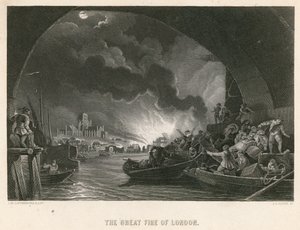 Lontoon suuri palo tekijältä Philippe Jacques de Loutherbourg