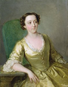 Neiti Adams, noin 1741 (öljy kankaalle) tekijältä Philippe Mercier