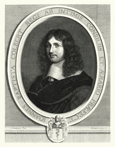 Jean-Baptiste Colbert, Ranskan valtiomies (kaiverrus) tekijältä Philippe de (after) Champaigne