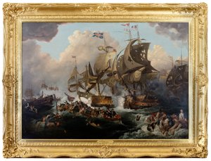 Kesäkuun ensimmäinen päivä tekijältä Philippe de (after) Loutherbourg