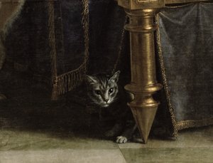 Kristus Simon fariseuksen talossa, n. 1656 (yksityiskohta 173719) tekijältä Philippe de Champaigne
