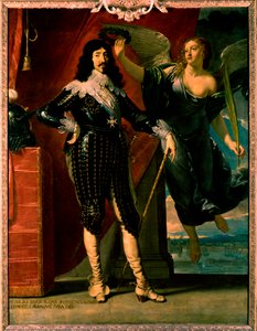 Ludvig XIII - muotokuva hänen kruunauksestaan voitolla tekijältä Philippe de Champaigne
