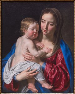 Madonna ja lapsi tekijältä Philippe de Champaigne