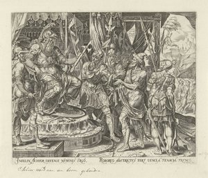 Achior per Holofernes Història de Judit i Holofernes (títol de la sèrie) acabat tekijältä Philips Galle