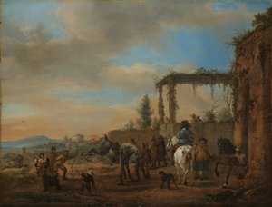 Ratsastuskoulu Ratsastuskoulu tekijältä Philips Wouwerman