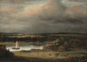 Laaja jokimaisema, noin 1648-49 tekijältä Phillips de Koninck