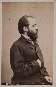 Kapellimestari ja säveltäjä Angelo Marianin muotokuva 1821-1873. tekijältä Photo studio Giulio Rossi and Giovan