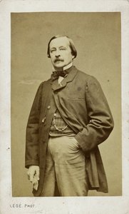 Muotokuva pianisti ja säveltäjä Félix Le Couppeysta 1811-1887. tekijältä Photo studio Legé and Bergeron.