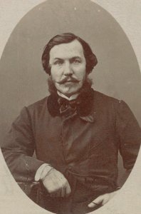 Pianisti ja säveltäjä Alfred Quidantin muotokuva 1815-1893. tekijältä Photo studio Nadar.