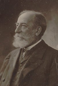 Säveltäjä Camille Saint-Saënsin muotokuva 1835-1921, 1910.