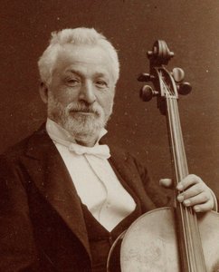 Muotokuva säveltäjä ja sellisti Gaetano Bragasta 1829-1907 n. 1875.