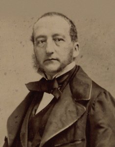 Pianisti ja säveltäjä Sigismund Thalbergin muotokuva 1812-1871, n. 1860.