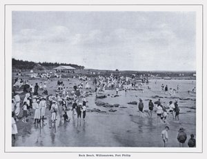 Back Beach, Williamstown, Port Phillip (m/w kuva) tekijältä Photographer Australian