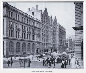 Challis House, Martin Place, Sydney (s/w-kuva) tekijältä Photographer Australian