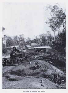 Hiilen louhinta Bundambassa lähellä Ipswichiä (m/w kuva) tekijältä Photographer Australian