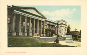 Melbournen julkinen kirjasto, Victoria, Australia (kuva)