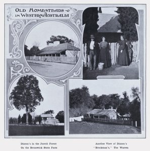 Vanhat kotitilat Länsi-Australiassa (m/w kuva) tekijältä Photographer Australian