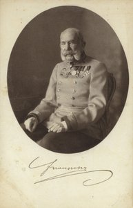 Itävallan keisari Franz Joseph I (s/w-kuva)