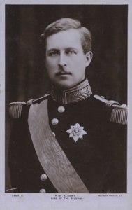 Albert I, Belgian kuningas (m/w kuva)
