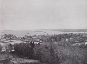 Sataman sisäänkäynti, Halifax (m/w kuva) tekijältä Photographer Canadian