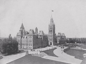 Keskuskortteli, parlamenttirakennukset, Ottawa (m/v kuva) tekijältä Photographer Canadian