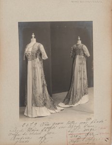 Albumisivu: House of Worth, Tea Gown tekijältä Photographer French