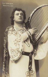 Carl Schroth, saksalainen oopperalaulaja Tannhauserina (m/w kuva) tekijältä Photographer German