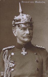 Kenttämarsalkka August von Mackensen, ensimmäisen maailmansodan saksalainen armeijan komentaja (m/v kuva)