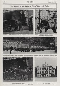 Alfredin, Saksi-Coburgin ja Gothan herttua, kuningatar Victorian ja prinssi Albertin toisen pojan hautajaiset, Coburg, Saksa tekijältä Photographer German