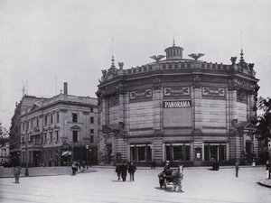 Leipzig: Panorama (m/w kuva) tekijältä Photographer German