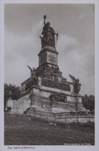 Nationaldenkmal, Saksan yhdistymisen muistomerkki, Rudesheim am Rhein, Hessen (m/v kuva) tekijältä Photographer German