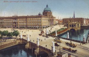 Schlossbruecke ja kuninkaallinen palatsi, Berliini, Saksa (kuva) tekijältä Photographer German