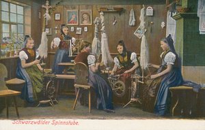 Schwarzwaldin Spinners, Saksa. (värivalokuva) tekijältä Photographer German