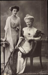 Wohlfahrts Postikortti, kruununprinsessa Luise, Victoria tekijältä Photographer German