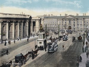 College Green, Dublin (värikuva) tekijältä Photographer Irish