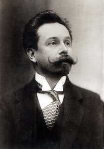 Aleksandr Skrjabinin muotokuva (s/w valokuva)