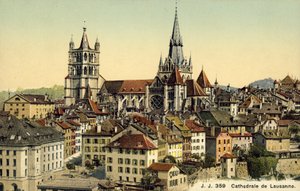 Lausannen katedraali (värikuva)