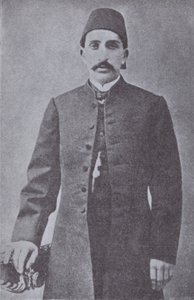 Abdul Hamid II, Ottomaanien valtakunnan sulttaani, jonka nuoret turkkilaiset syrjäyttivät vuonna 1909 (m/v kuva) tekijältä Photographer Turkish