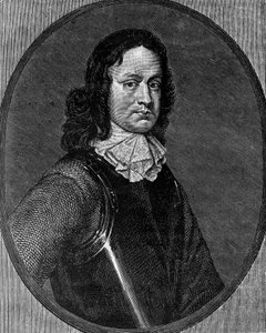 John Hampdenin (noin 1595-1643), englantilaisen poliitikon muotokuva, kaiverrus tekijältä Blaise Nicolas Le Sueur