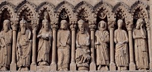 Espanja, Kastilia ja Leon, Santa Marian katedraali, Friisi Vanhan testamentin hahmoilla tekijältä Blaise Nicolas Le Sueur