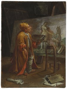 Paolo Matteis studiossaan tekijältä Pier Leone Ghezzi