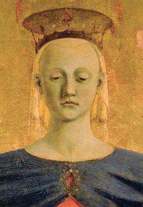 Pyhä Maria " della Misericordia ", keskellä pala poliptyykki maalattu " Confratelli della Misericordia " varten " tekijältä Piero della Francesca