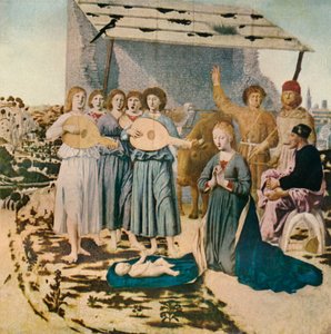 Syntymä, c1470, 1911 tekijältä Piero della Francesca