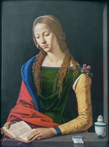 Pyhän Maria Magdaleenan luku, 1400-luvun loppu (öljy paneelissa)