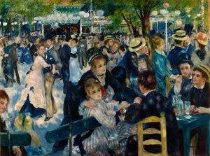 Tanssi Le Moulin de la Galettessa tekijältä Pierre-Auguste Renoir