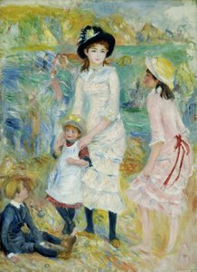 Lapset meren rannalla, Guernsey tekijältä Pierre-Auguste Renoir