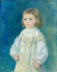 Lucie Berard (lapsi valkoisissa) tekijältä Pierre-Auguste Renoir