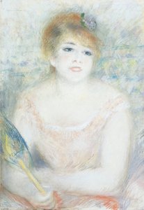 Neiti Jeanne Samary tekijältä Pierre-Auguste Renoir