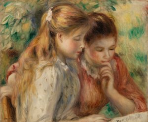 Lukeminen (La-luento) tekijältä Pierre-Auguste Renoir